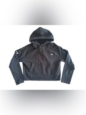 The North Face Black Cropped Pullover Hoodie